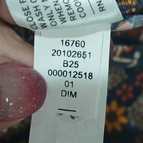 DULUTH TRADING Heirloom Gardening Bib Overalls XXS x 33 NWT Hedgehog Mushroom - Picture 12 of 16